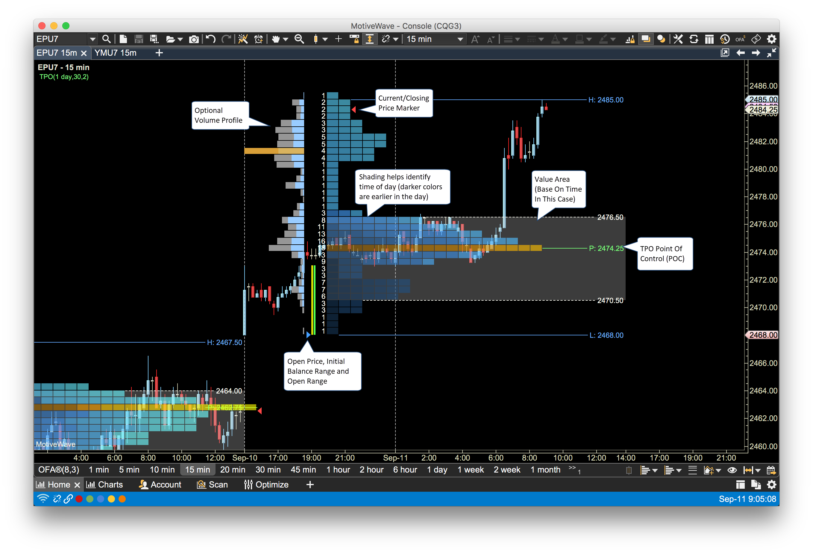 Time Price Opportunity (Market Profile)